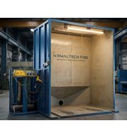 Paint Spray Booth – Downdraft Dry Filter Liquid Paint Booth, High-Airflow, Lighting, Filtration for Wet Spray Painting in Furniture, Automotive & General Manufacturing ​